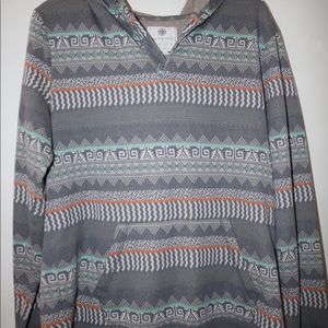 Tribal print hoodie
